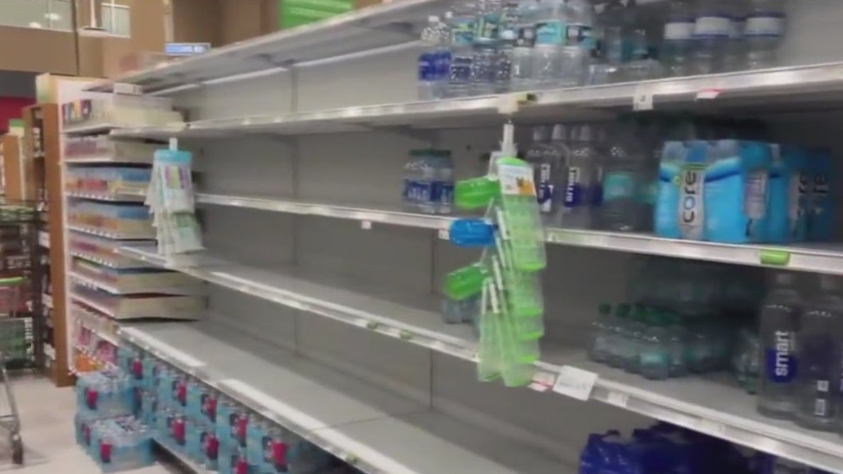 Floridians stocking up ahead of Hurricane Milton